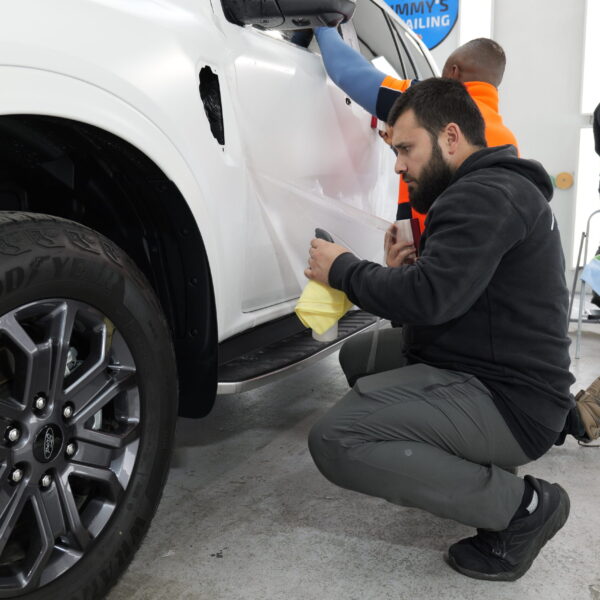 applying Paint Protection Film (PPF)