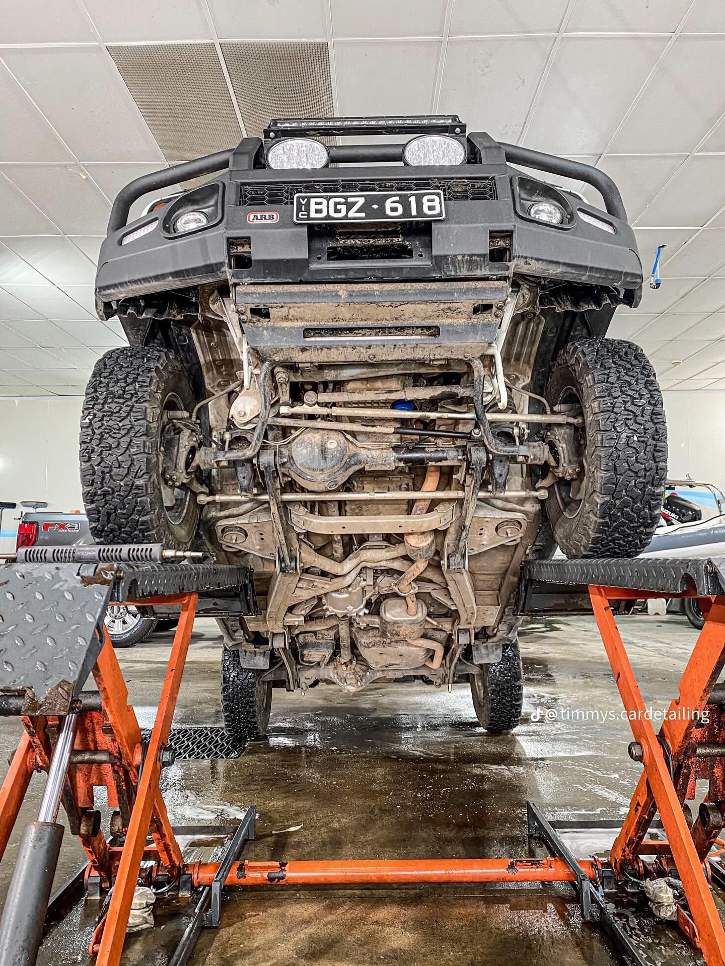 Undercarriage before wash Melbourne Undercarriage before wash Melbourne
